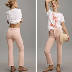 Mother Superior The Insider Hover Jeans Peach Parfait Denim Size 27 NEW $218